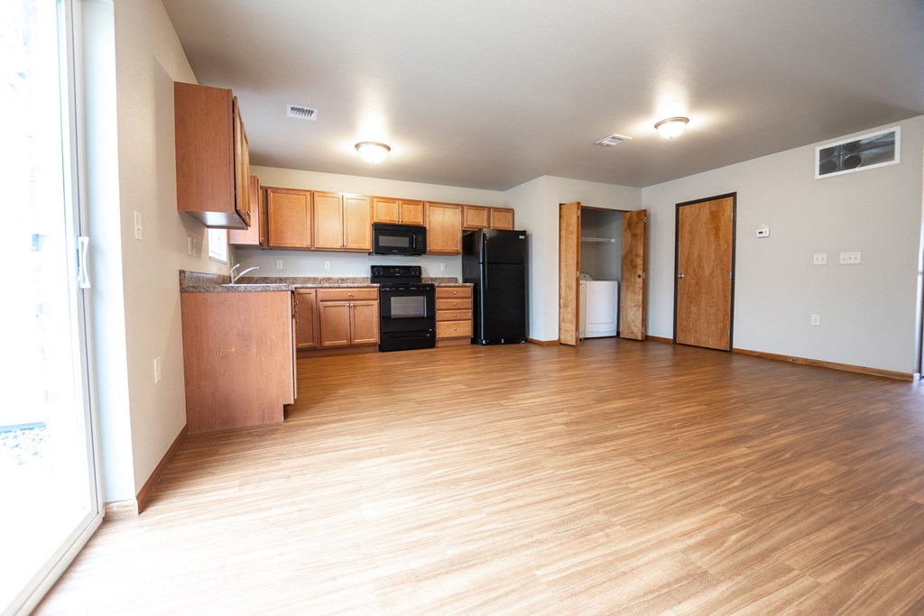 Kitchen and dining room