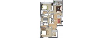 3 Bedrooms / 2 Bathrooms