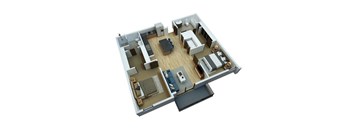 2 Bedrooms / 2 Bathrooms