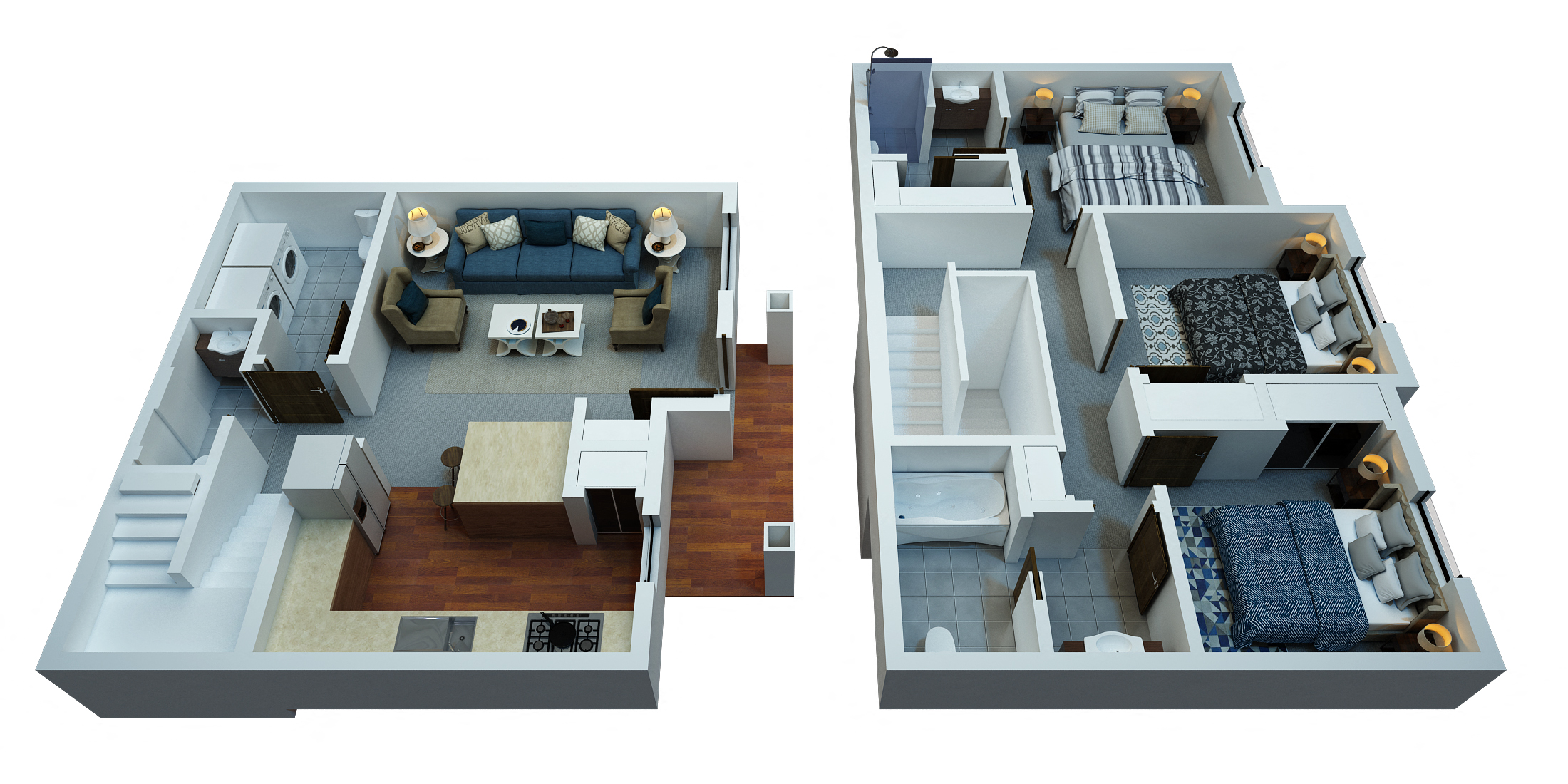 3 Bedroom / 2 Bathroom Townhome