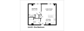 1 Bedroom / 1 Bathroom