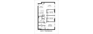 3 Bedrooms / 2 Bathrooms