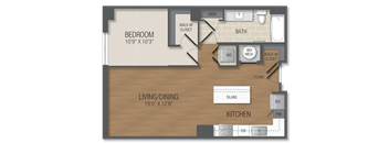 A2 Floor Plan at The Acadia at Metropolitan Park, Arlington, Virginia