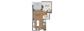 A5H Floor Plan at The Acadia at Metropolitan Park, Virginia