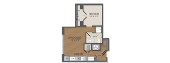 S1 Floor Plan at The Acadia at Metropolitan Park, Arlington, Virginia
