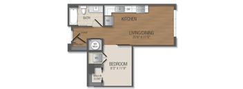 S4 Floor Plan at The Acadia at Metropolitan Park, Arlington, VA, 22202