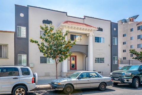 Street view of building exterior