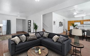 Open floor plan*