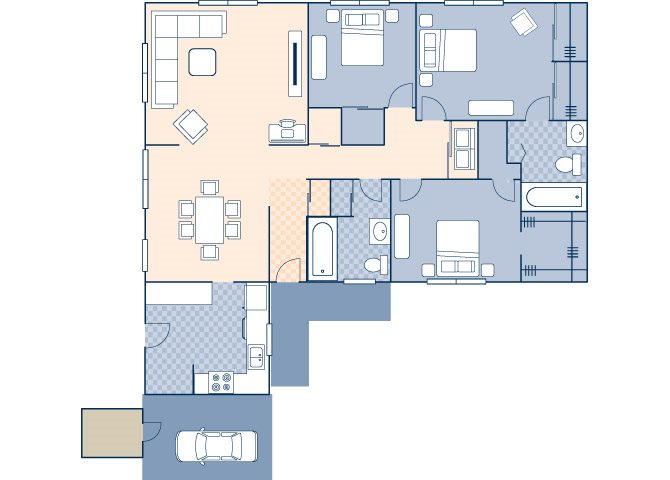 Freedom Estates 1147 Floor Plan 1