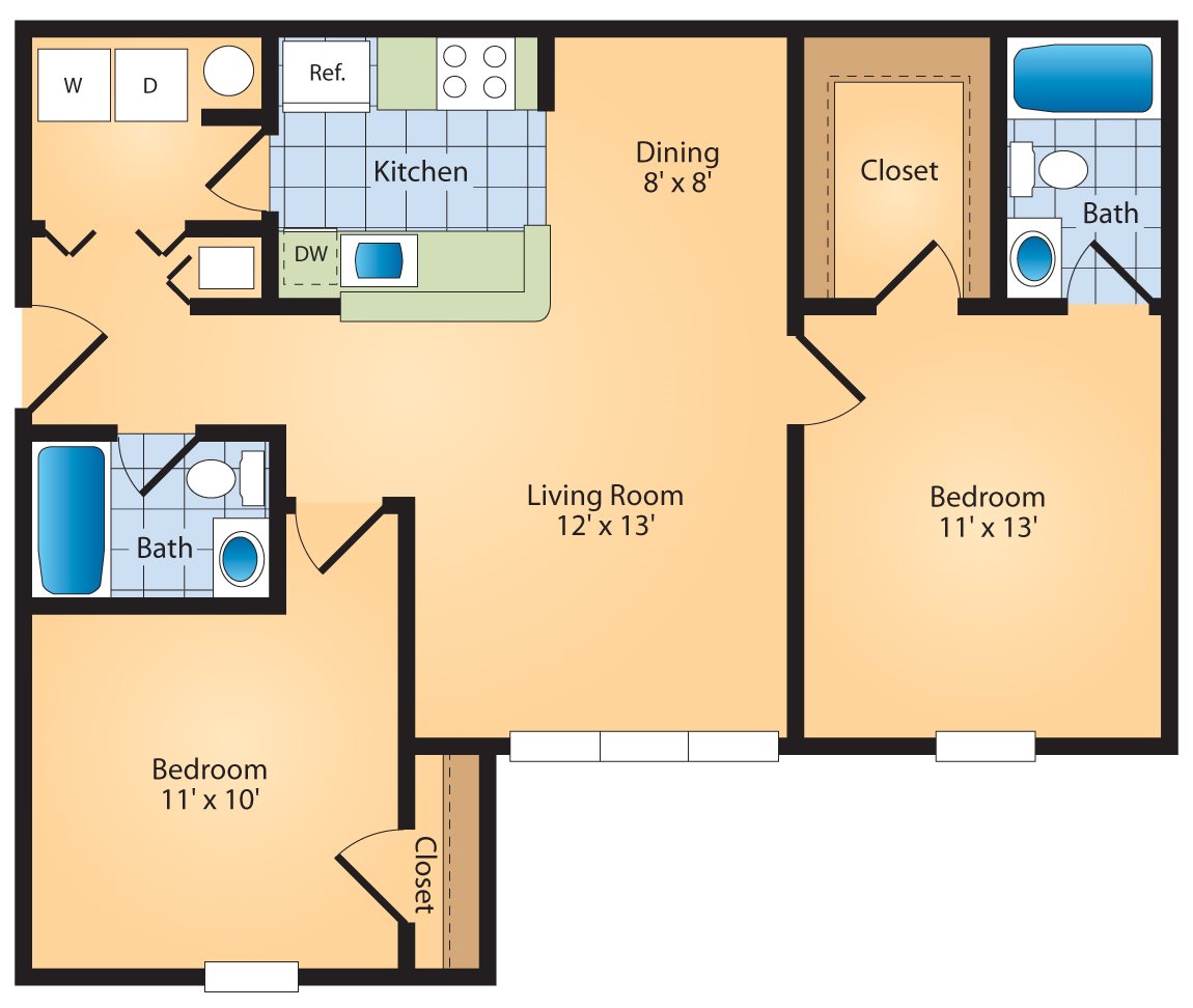 The Stratford Floor Plan 1