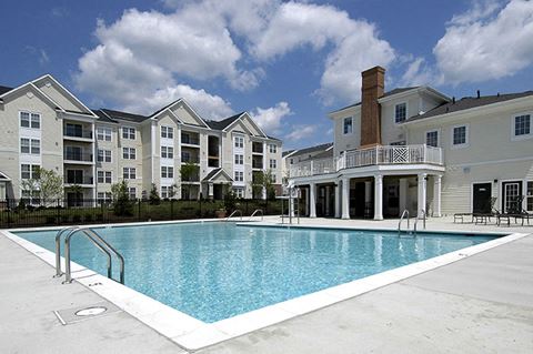 Private Swimming Pool at County Center Crossing, Woodbridge, Virginia