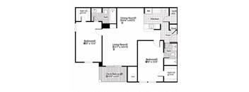 B2M Floor Plan at Sanger Place, Virginia, 22079