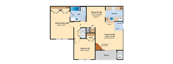 B1 Floor Plan at The Fields of Chantilly, Chantilly