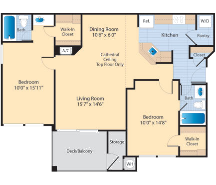 B3 Floor Plan at The Fields of Manassas, Manassas, VA