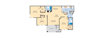 C1 Floor Plan at The Fields of Manassas, Virginia