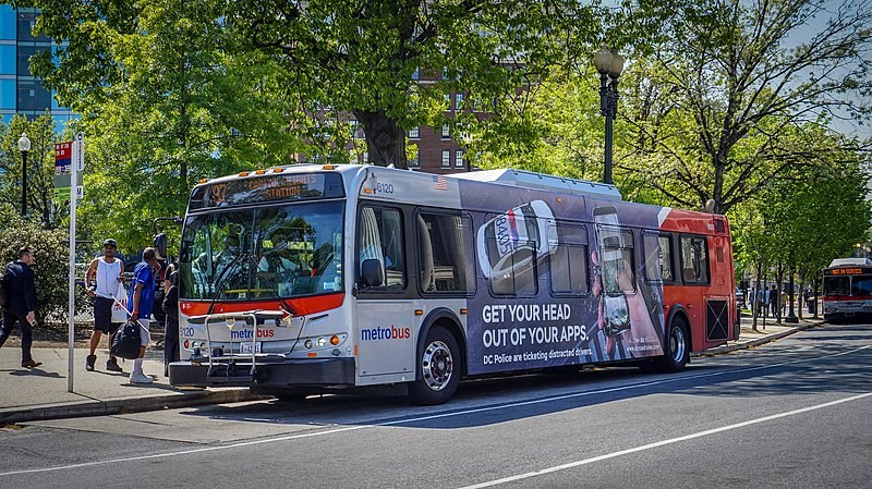 Metrobus at Fairmont  Apartments, Washington