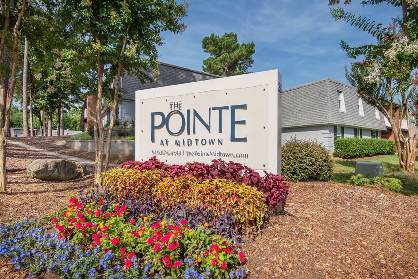 Property Signage at The Pointe at Midtown, Raleigh, NC, 27609 - Photo Gallery 1