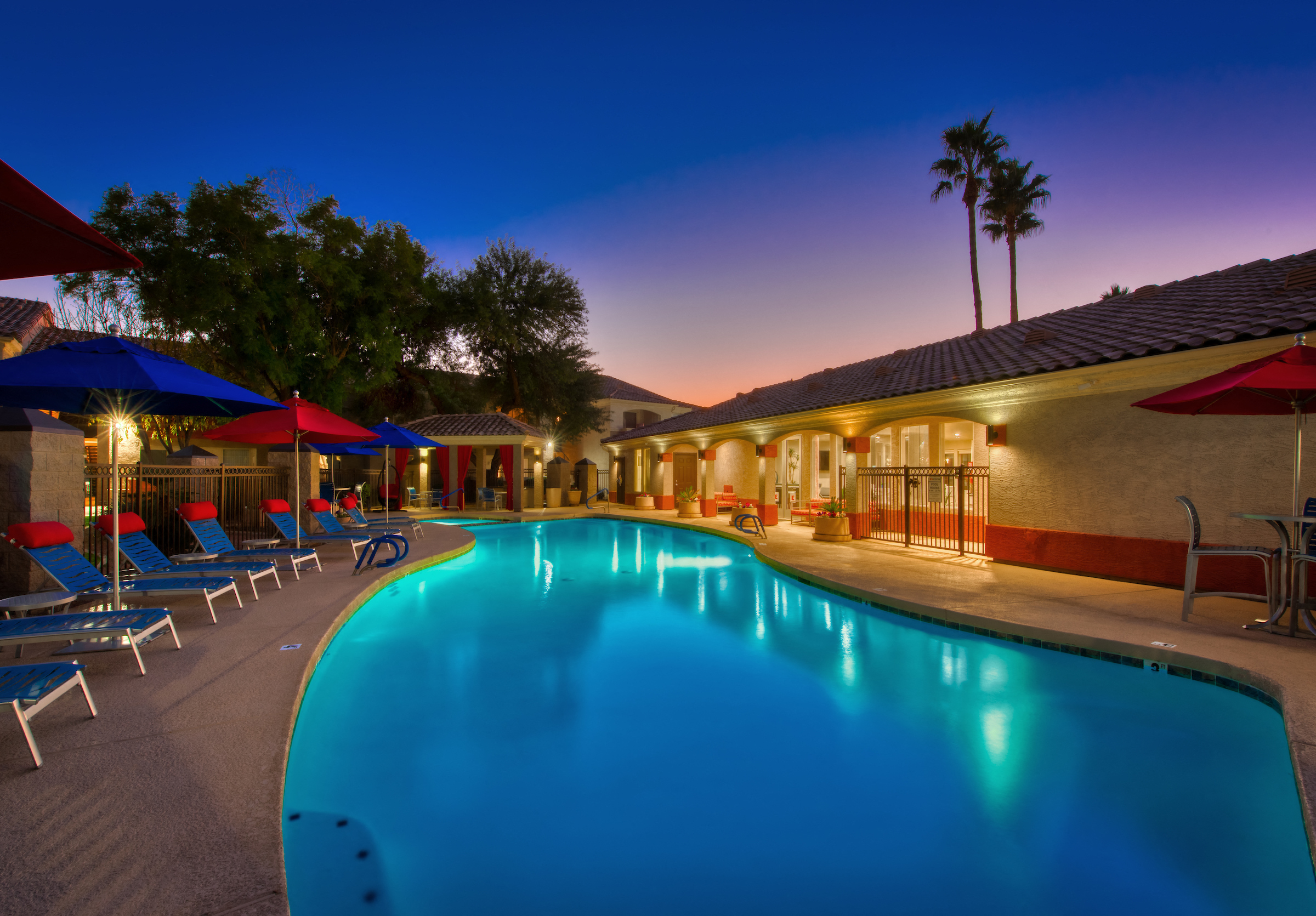 Envision Pool at Dusk