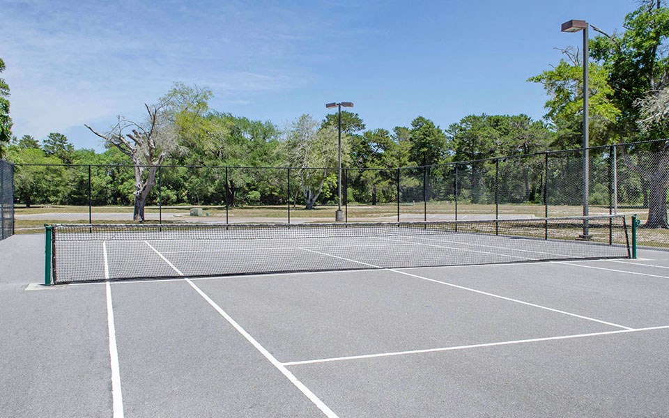 the tennis court is available for tenants to use