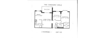 Two bedroom  with one bathroom