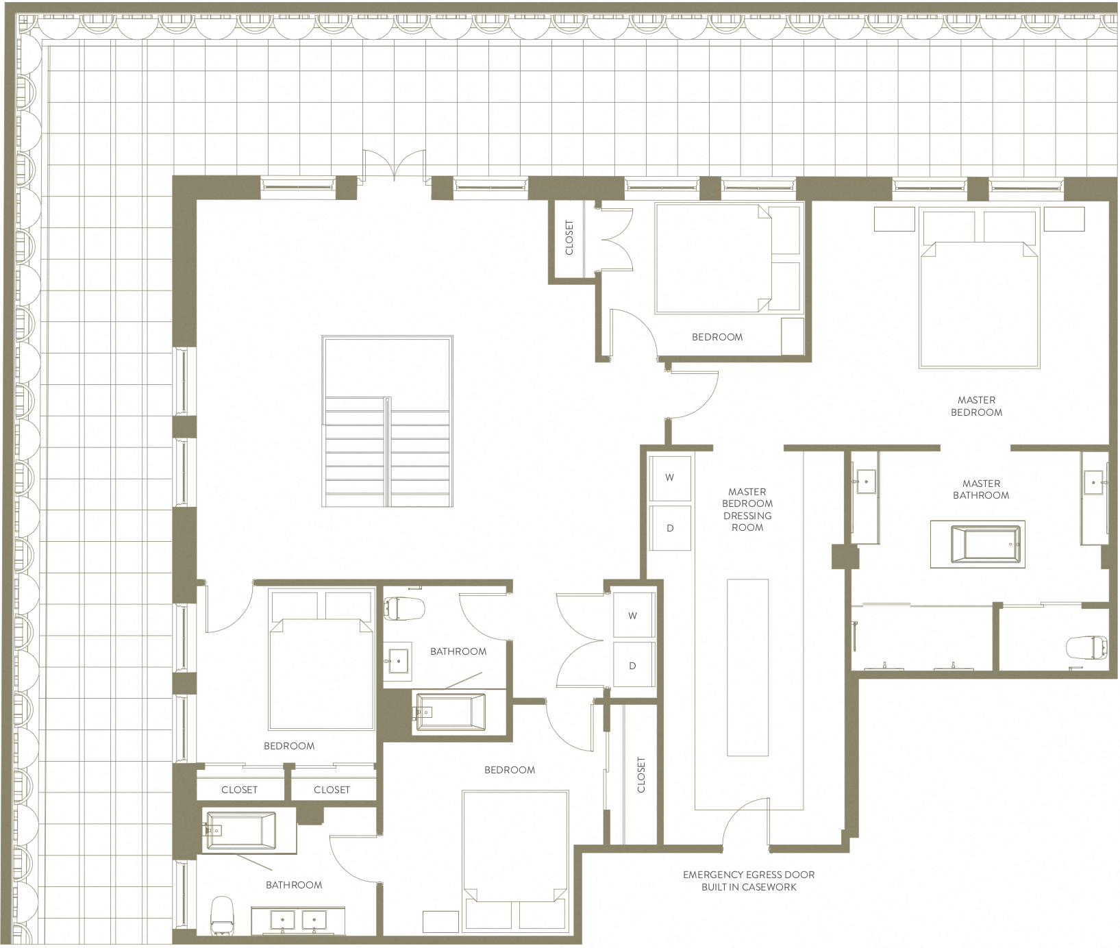 Four Bedroom NW PH 1st Floor