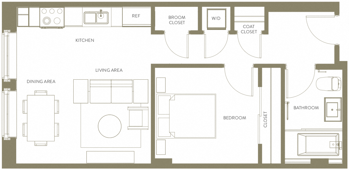 One Bedroom B