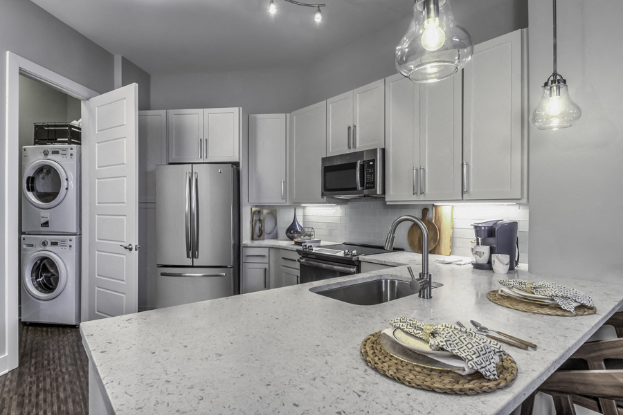 The Links Rea Farms Apartments in South Charlotte near Red Ventures - washer and dryer