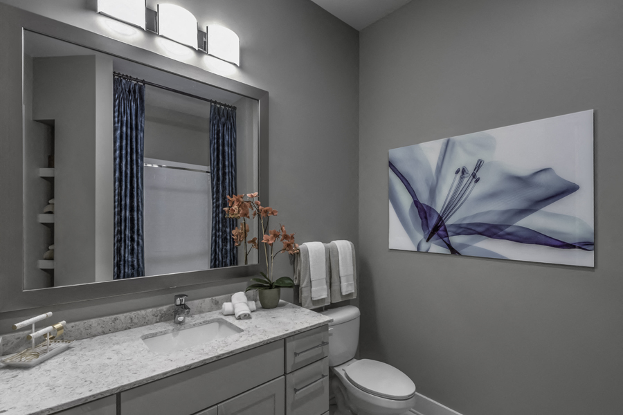 Brand New Apartments in South Charlotte near ESPN - The Links Rea Farms - dual vanity