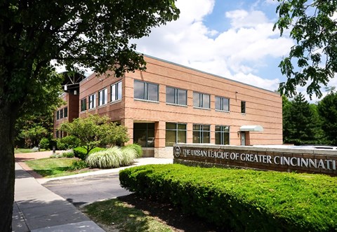 a building on the campus of the federal agency of greater