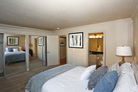 Bedroom with closet 