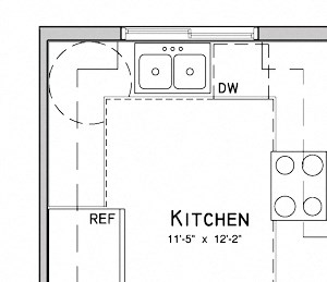 One bedroom layout-Lotus floor plan One bedroom layout-Lotus floor plan for rent at WH Flats in South Lincoln NE