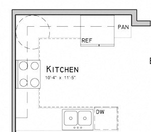 One bedroom layout-Wisteria floor plan One bedroom layout-Wisteria floor plan for rent at WH Flats in South Lincoln NE