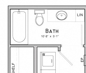 Two bedroom apartment-Magnolia floor plan Two bedroom apartment-Magnolia floor plan for rent at WH Flats in south Lincoln NE