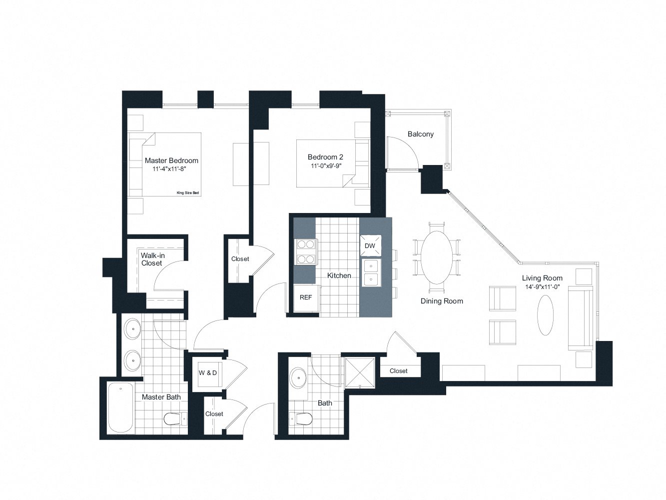 Floor Plans Of Echelon Chicago In Chicago Il