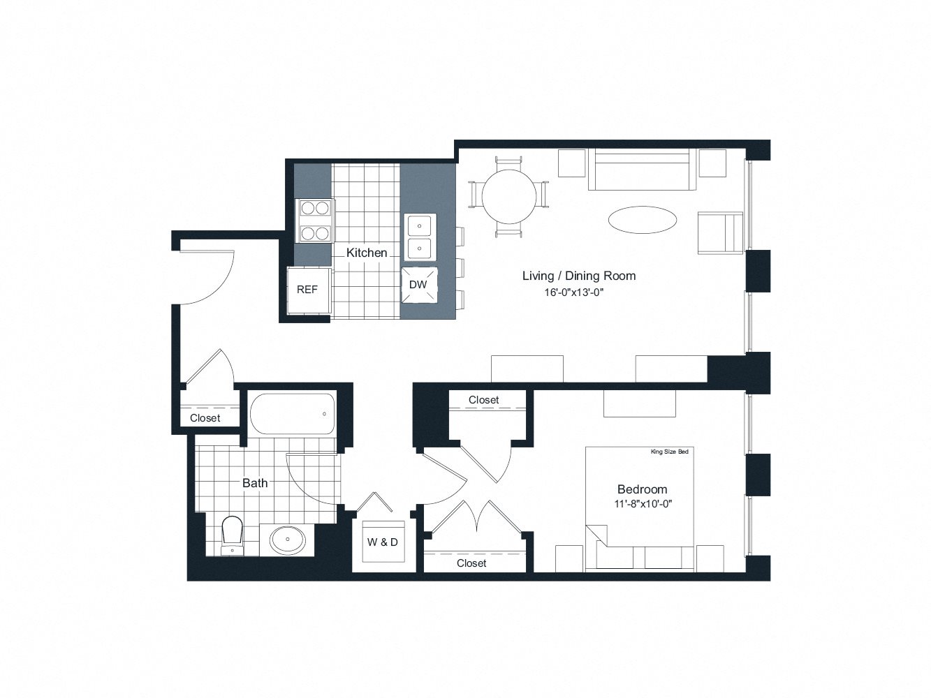 Floor Plans Of Echelon Chicago In Chicago Il