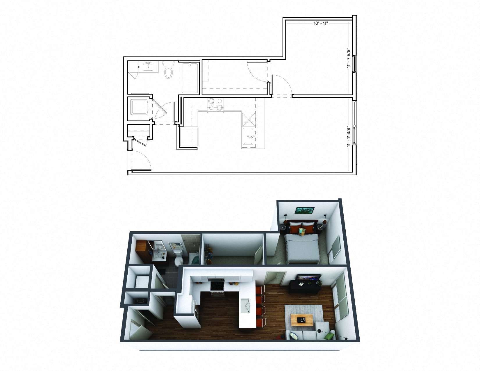 1880 Little Raven 1 Bedroom A1