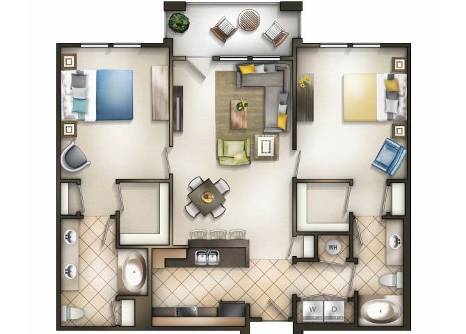 Cosmopolitan Floor Plan 2