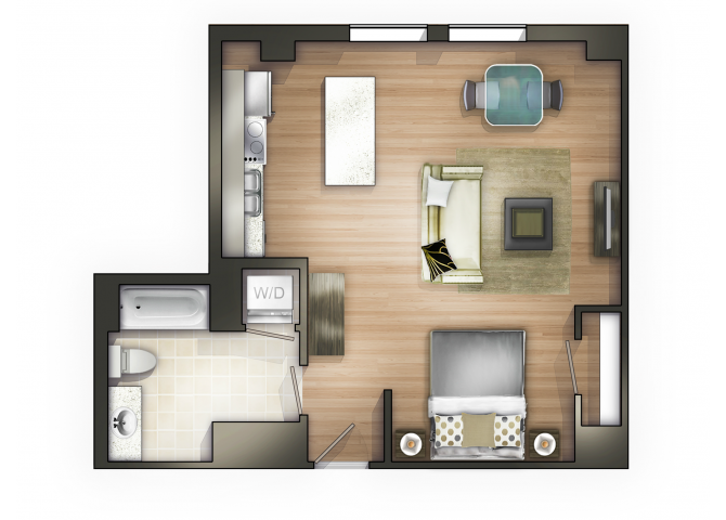 THE DECO Floor Plan 1