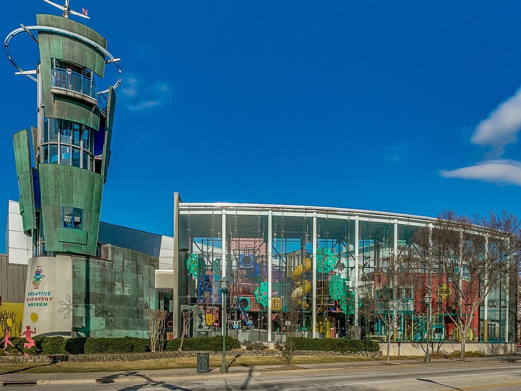 a building with a large mural on the front of it