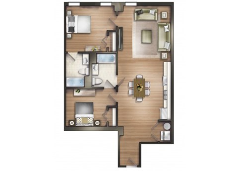 721 Broad Street, Suite 305 Studio-2 Beds Apartment for Rent - Photo Gallery 21