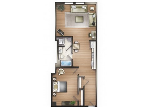 721 Broad Street, Suite 305 Studio-2 Beds Apartment for Rent - Photo Gallery 17