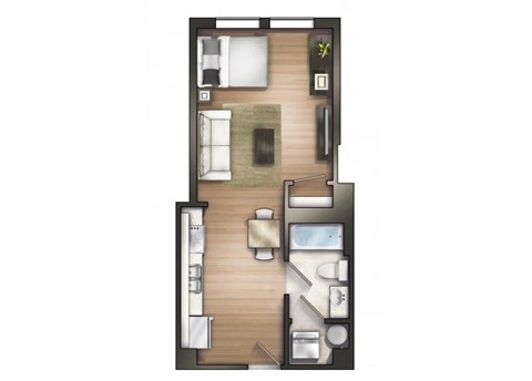 721 Broad Street, Suite 305 Studio-2 Beds Apartment for Rent - Photo Gallery 14