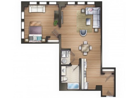 721 Broad Street, Suite 305 Studio-2 Beds Apartment for Rent - Photo Gallery 19