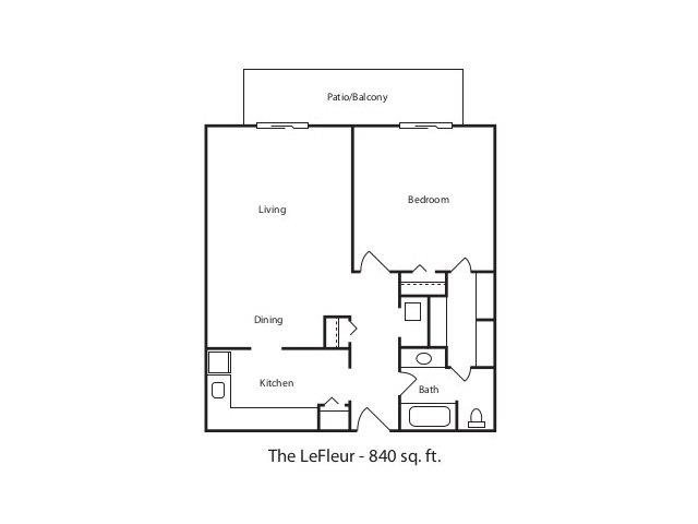THE LEFLEUR Floor Plan 3