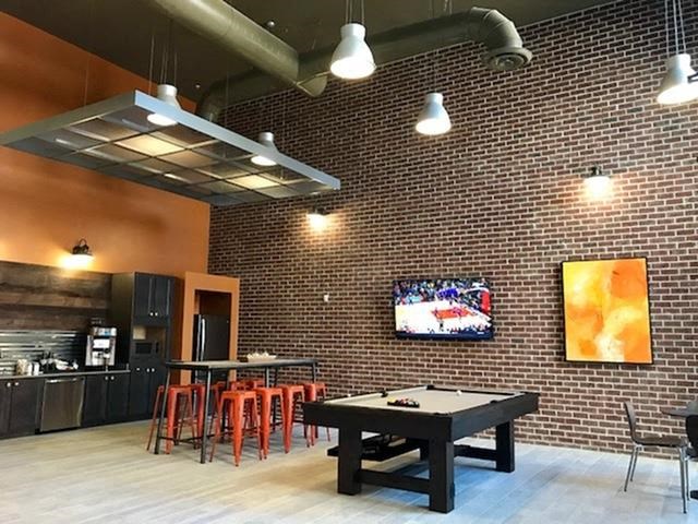 Clubroom with Billards at Trailside at Reedy Point Apartments