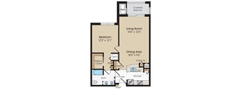 Allston Floorplan at The Marque Apartments, Gainesville, VA, 20155