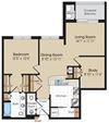 Danville Floorplan Danville Floorplan at The Marque Apartments, Virginia