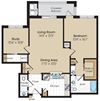 Eckland Floorplan Eckland Floorplan at The Marque Apartments, Gainesville, VA