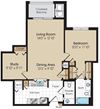 Ellington Floorplan Ellington Floorplan at The Marque Apartments, Gainesville, 20155