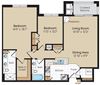 La Marchand II Floorplan La Marchand II Floorplan at The Marque Apartments, Virginia, 20155